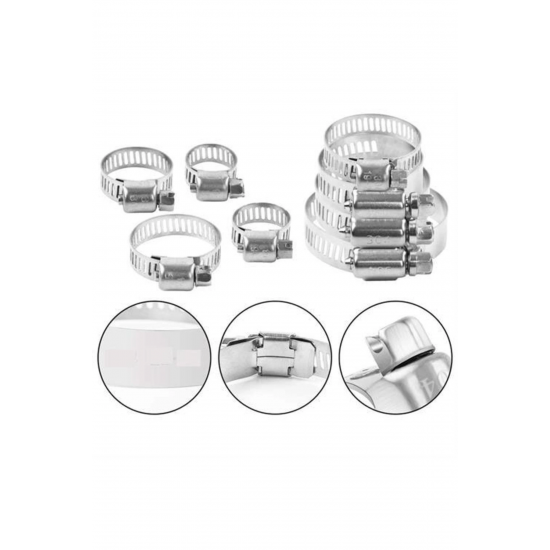 5 Ebat 10 Adet Ayarlı Metal  Seti