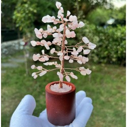 Doğal Taş Pembe Kuvars Ağaç Doğal Taş Pembe Kuvars Ağaç