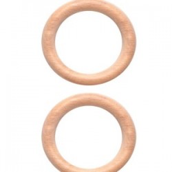 Amigurimi Ahşap Halka 7 Cm 2li