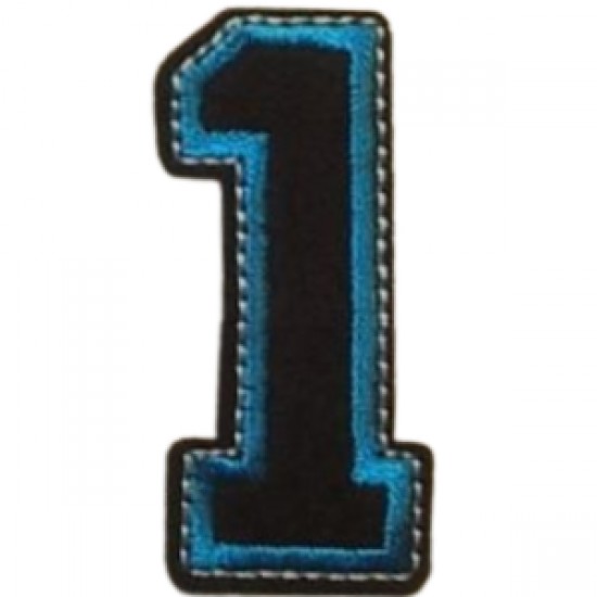 Aplike Ütü İle Yapışan 1 Rakamı Arma 2x4 Cm