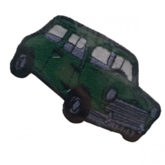 Aplike Ütü İle Yapışan Araba Yeşil 1969 Arma 3x4 Cm