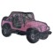 Aplike Ütü İle Yapışan Jeep Pembe Arma 2,5x3 Cm