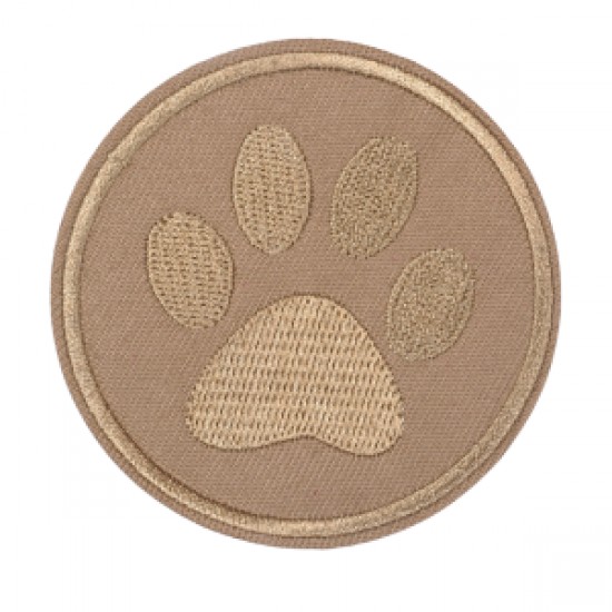 Aplike Ütü İle Yapışan Kahve Pati Arma 5 Cm