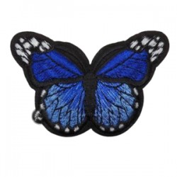 Aplike Ütü İle Yapışan Kelebek Lacivert Arma 7x5 Cm Aplike Ütü İle Yapışan Kelebek Lacivert Arma 7x5 Cm