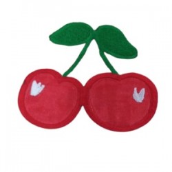 Aplike Ütü İle Yapışan Kiraz Desen