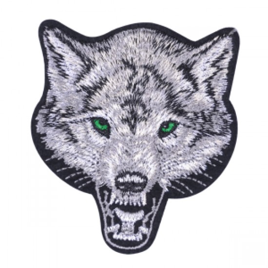 Aplike Ütü İle Yapışan Kurt Yeşilgöz Arma 7x6 Cm