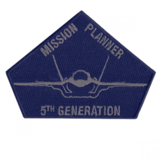 Aplike Ütü İle Yapışan Mission Planner Lacivert Arma 6 Cm