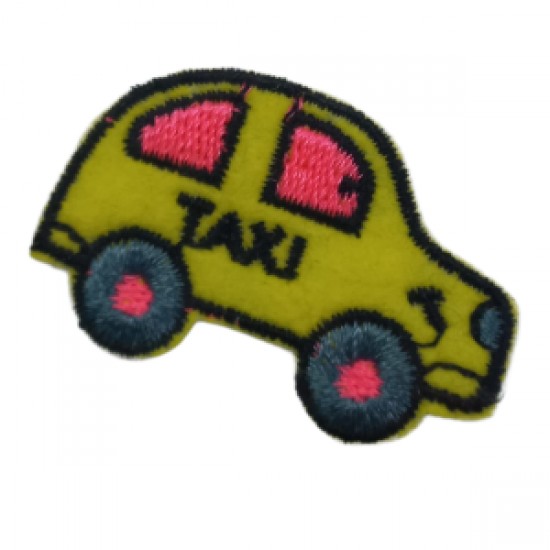 Aplike Ütü İle Yapışan Taxi Arma 3x2,5 Cm