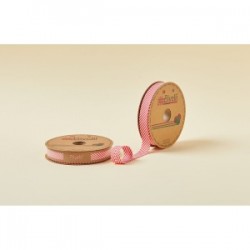 Biye Çizgili Katlı C03 Kırmızı 2 Cm 25 Metre %65 Koton %35 Polyester