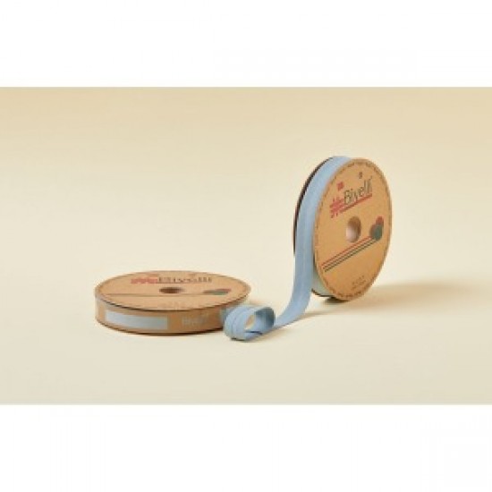 Biye Koton Katlı D35 Mint Yeşili 2 Cm 25 Metre %65 Koton %35 Polyester