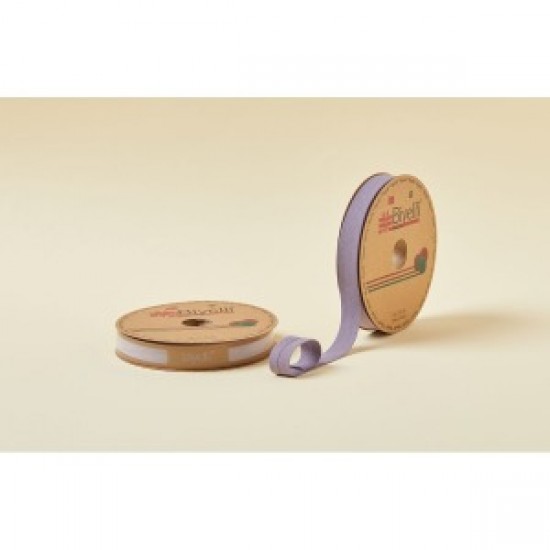 Biye Koton Katlı D37 Lila 2 Cm 25 Metre %65 Koton %35 Polyester