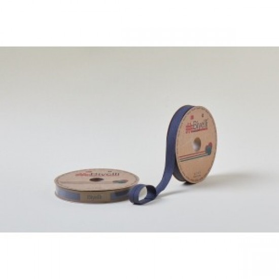 Biye Koton Katlı D39 Lacivert 2 Cm 25 Metre %65 Koton %35 Polyester