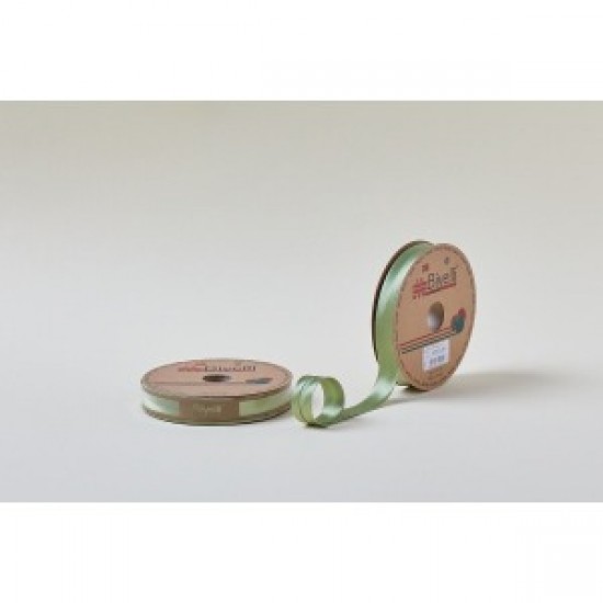 Biye Saten Katlı 017 Ceviz Yeşili 2 Cm 25 Metre %100 Polyester
