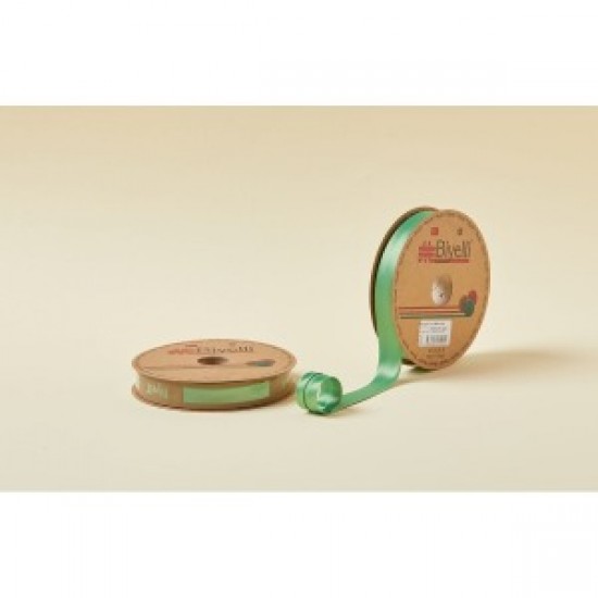 Biye Saten Katlı 026 Yeşil 2 Cm 25 Metre %100 Polyester