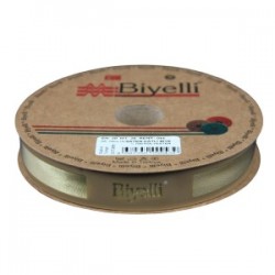 Biye Saten Katlı 044 Yağ Rengi 2 Cm 25 Metre %100 Polyester