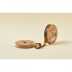 Biye Saten Katlı 090 Leopar 2 Cm 25 Metre %100 Polyester Biye Saten Katlı 090 Leopar 2 Cm 25 Metre %100 Polyester