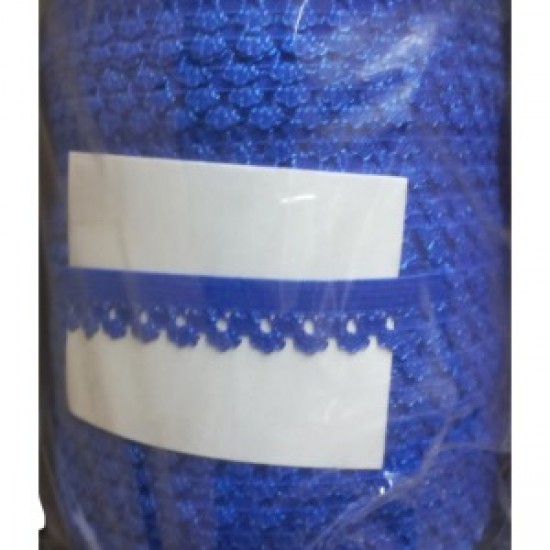 Çamaşır Lastiği Dantelli 1 Cm 1 Metre Saks