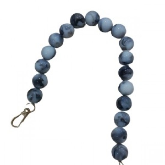 Çanta Askısı 40 Cm Akrilik Yuvarlak Füme