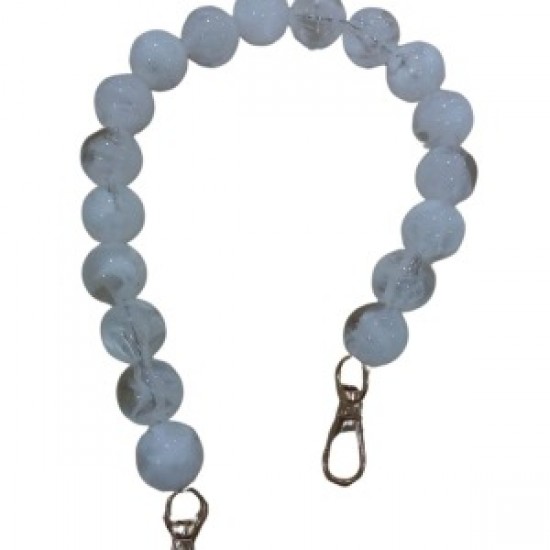 Çanta Askısı 40 Cm Akrilik Yuvarlak Sedef