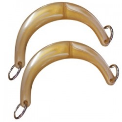 Çanta Sapı Ay Model Bal Rengi 17 Cm