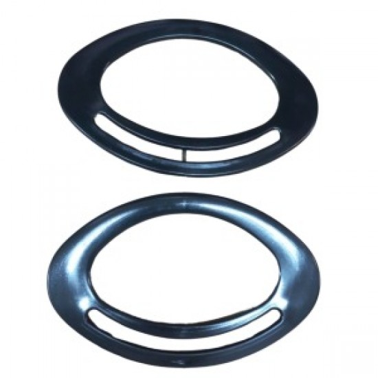 Çanta Sapı Oval Siyah 18 Cm