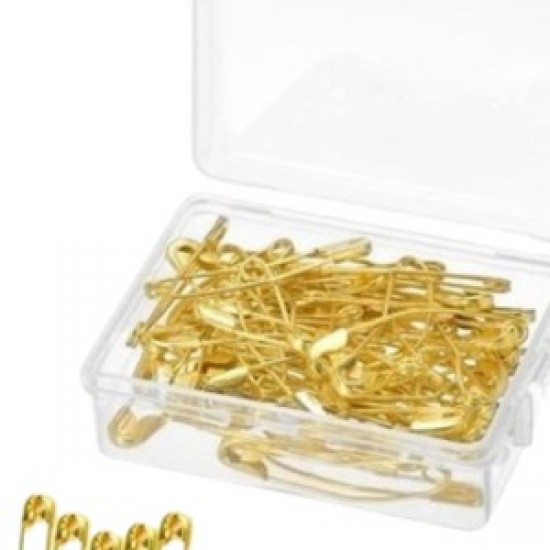 Çengelli İğne 50li Altın Kutuda 3cm
