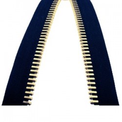 Demir Dişli Çanta Fermuarı En 3 Cm Petrol Mavisi