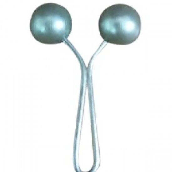 Eşarp Klipsi Top Model Düz Gri 1 Adet