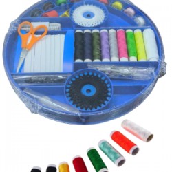 İplik Set Yuvarlak Plastik Dikiş Seti