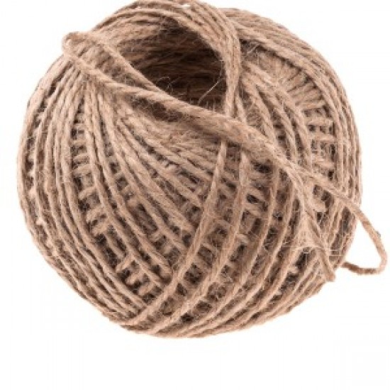 Jut İpi 100 Gr Doğal İp, Çuval İp, Hasır İp, Hasır Renk 1 Adet