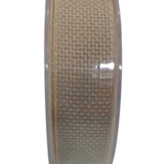 Keten Kurdele 25 Mm Bej 1 Metre