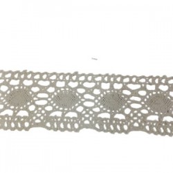 Kopanaki Dantel En 5 Cm Badem Model Krem 10 Metre