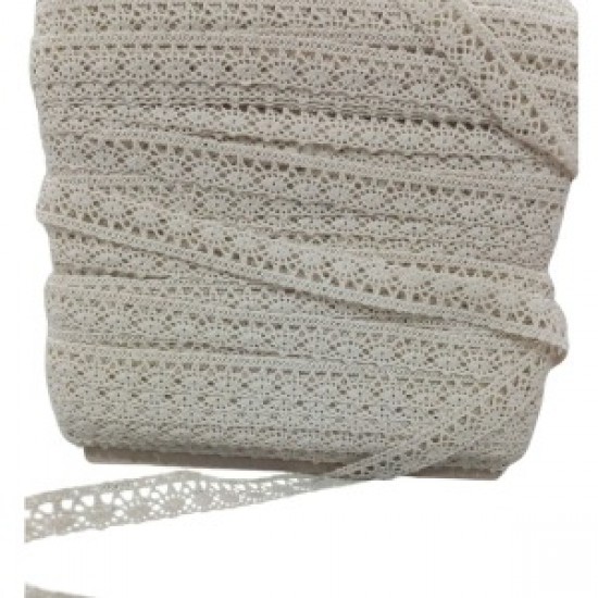 Kopanaki Dantel En 6 Cm Krem 5 Metre