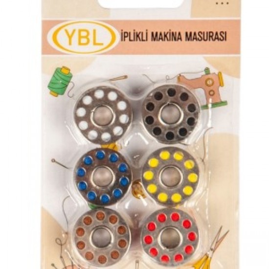 Makine Masurası İplikli Renkli 6lı