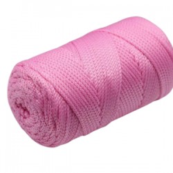 Makrome İpi 3mm Polyester Pembe