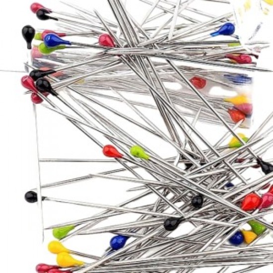 Minelli İğne Kutulu Renkli Başlı 100lü