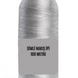 Nakış Simi 100 Metre Gümüş