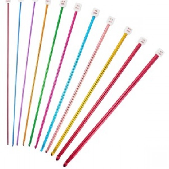 Örgü Tığ Metalize 25 Cm  8 Numara