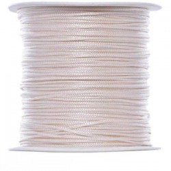 Paraşüt İpi, Bileklik-kolye Örgü İpi 1 Mm 50 Metre Ekru