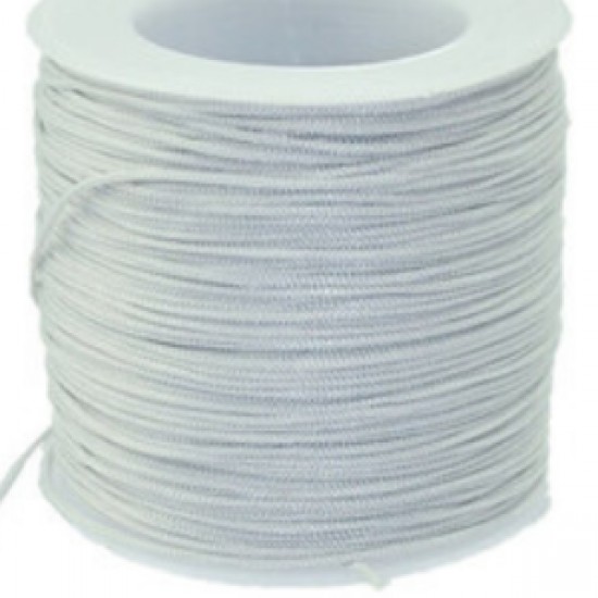 Paraşüt İpi, Bileklik-kolye Örgü İpi 1 Mm 50 Metre Gri