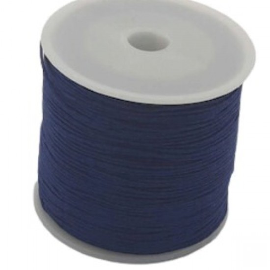 Paraşüt İpi, Bileklik-kolye Örgü İpi 1 Mm 50 Metre İndigo