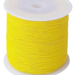 Paraşüt İpi, Bileklik-kolye Örgü İpi 1 Mm 50 Metre Sarı