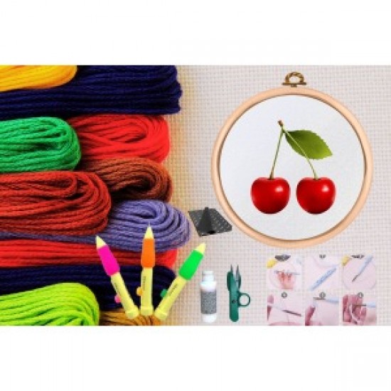 Punch Seti Nakış Seti Kasnaklı Kendin Yap Seti Seri 12