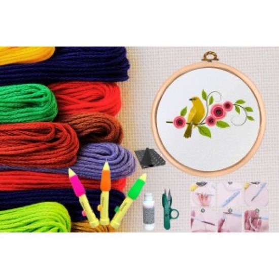 Punch Seti Nakış Seti Kasnaklı Kendin Yap Seti Seri 17