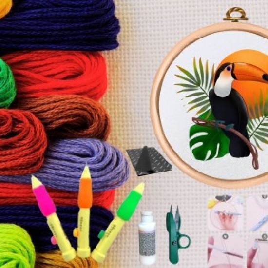 Punch Seti Nakış Seti Kasnaklı Kendin Yap Seti Seri 22