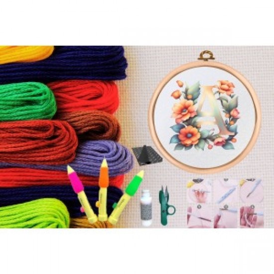 Punch Seti Nakış Seti Kasnaklı Kendin Yap Seti Seri 23