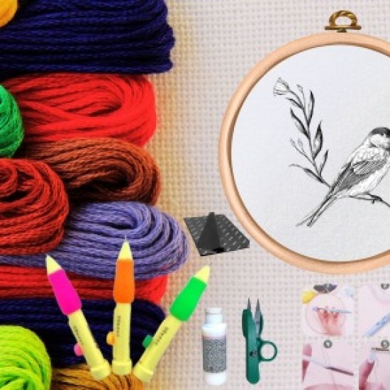 Punch Seti Nakış Seti Kasnaklı Kendin Yap Seti Seri 28