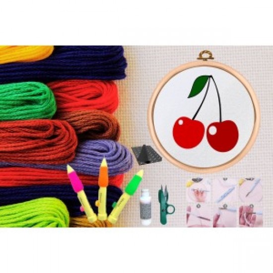 Punch Seti Nakış Seti Kasnaklı Kendin Yap Seti Seri 3