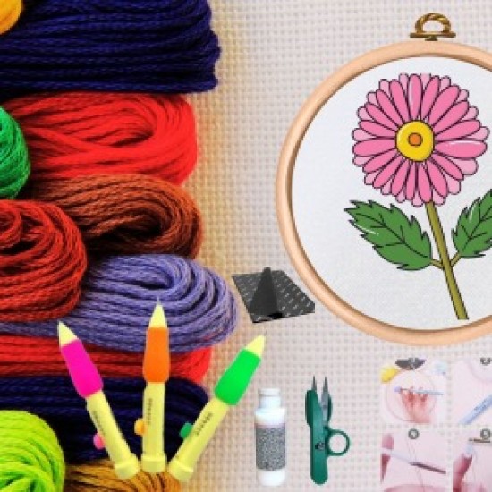 Punch Seti Nakış Seti Kasnaklı Kendin Yap Seti Seri 35