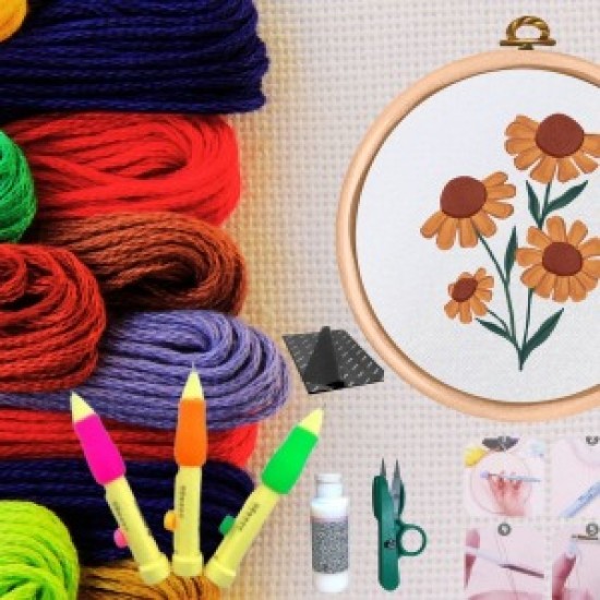 Punch Seti Nakış Seti Kasnaklı Kendin Yap Seti Seri 41